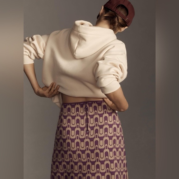 NWT ANTHROPOLOGIE Maeve Maeve Mod Sweater Mini Skirt (M) - Picture 4 of 11